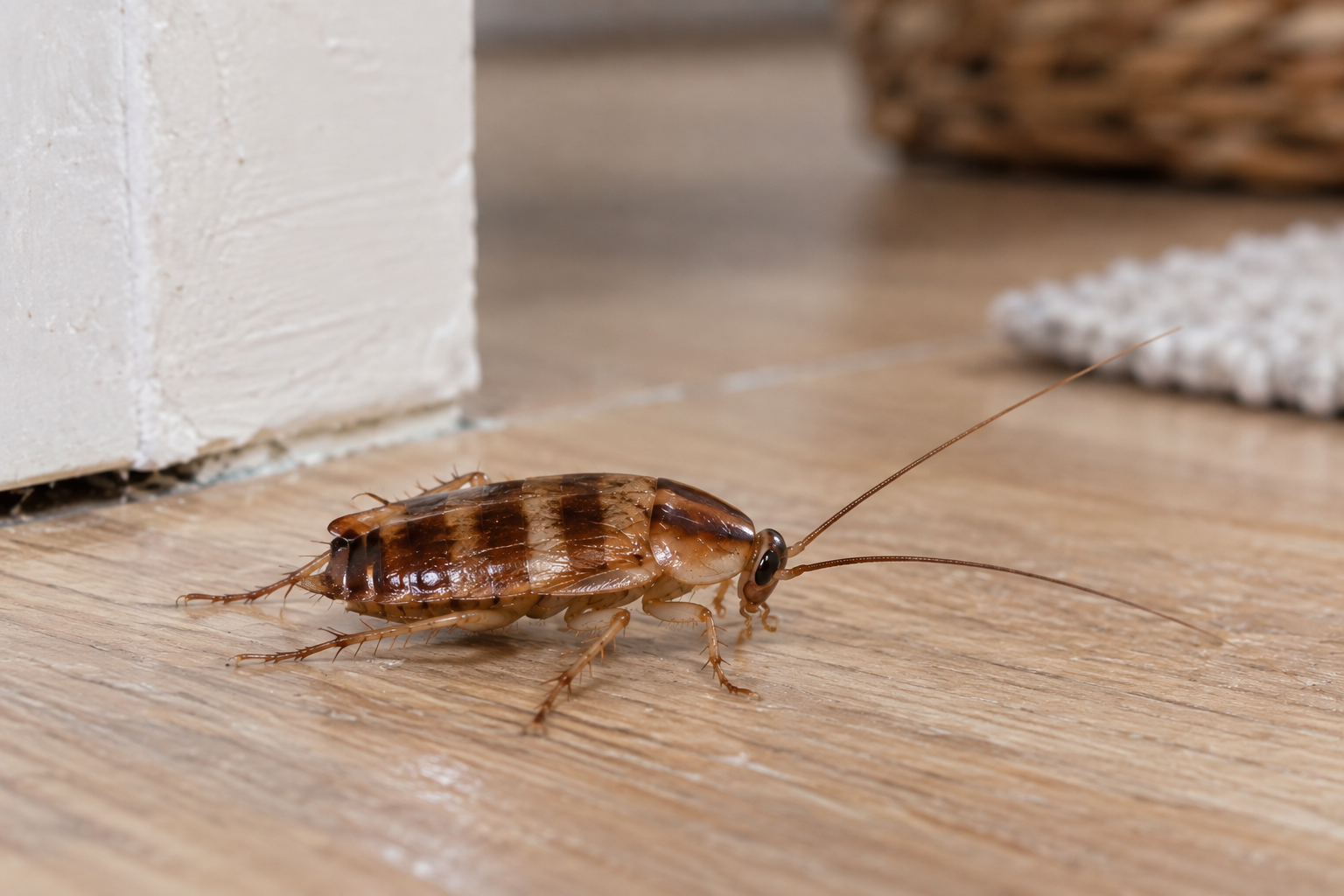 Brown banded cockroach